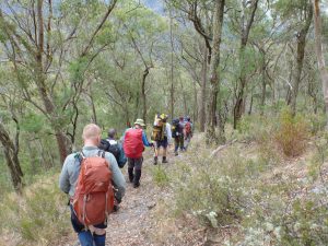 Group walk down Ironmonger