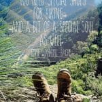 Special Shoes Hiking Quote