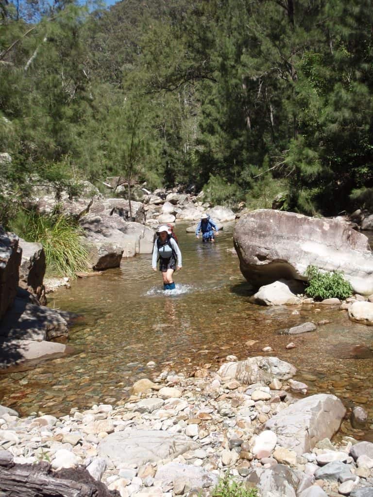 dealing with wet feet hiking