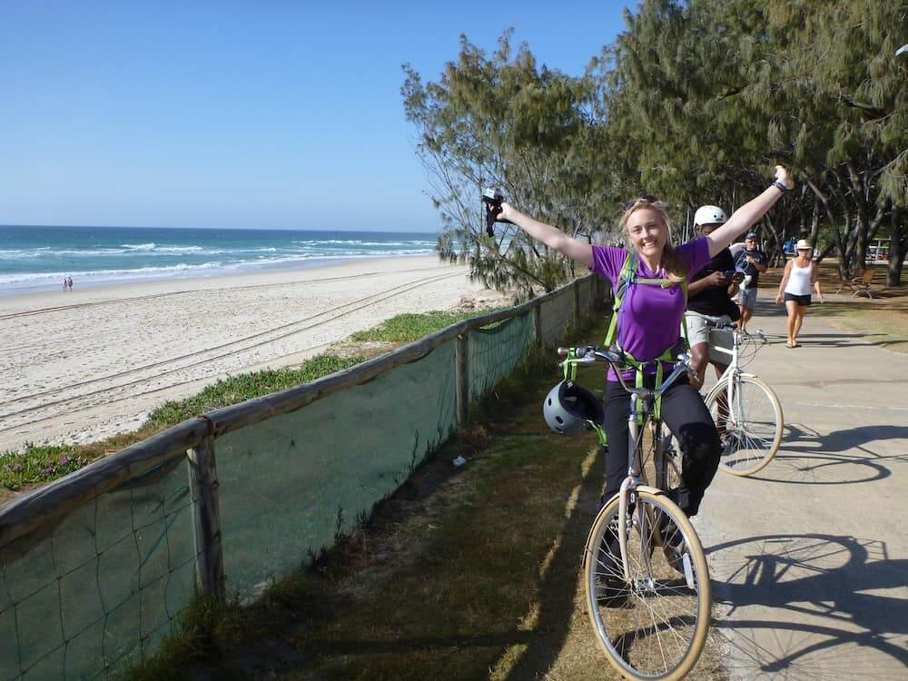 A perfect day cycling along the coast to breakfast