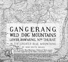 Dunphy Gangerang Map