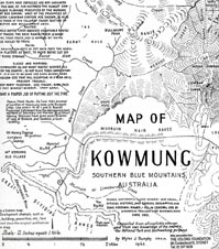 Dunphy's Kowmung Map