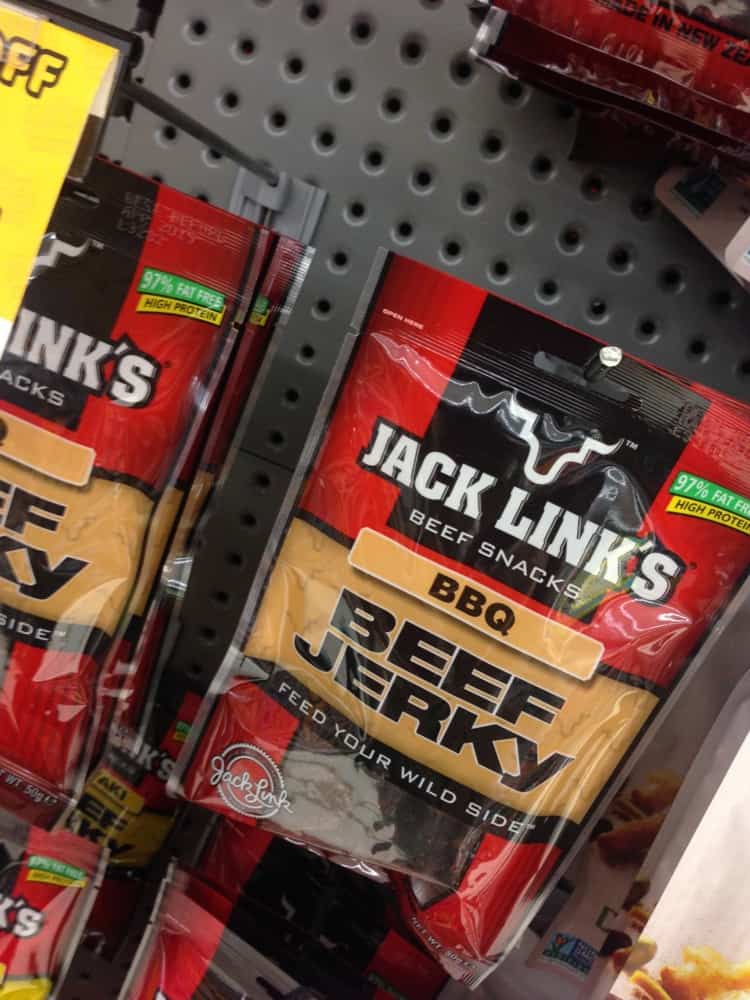 Beef Jerky makes a good alternative to salami, especially if you're hiking in the tropics or hot weather!