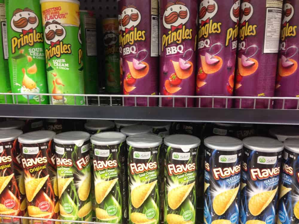 Pringles or similar keep well in your pack. It's nice to have something to share with your mates before dinner!