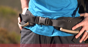 Tighten both sides of your Hip Belt equally