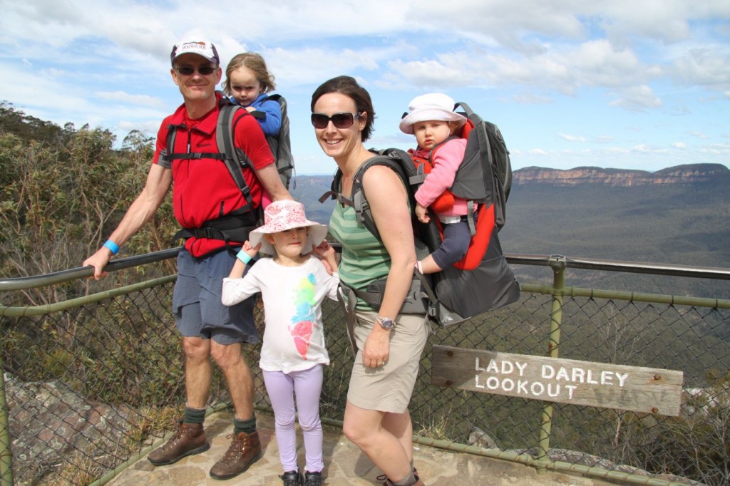 Family hike in the Blue Mountains [Pic: Linda Anderson]