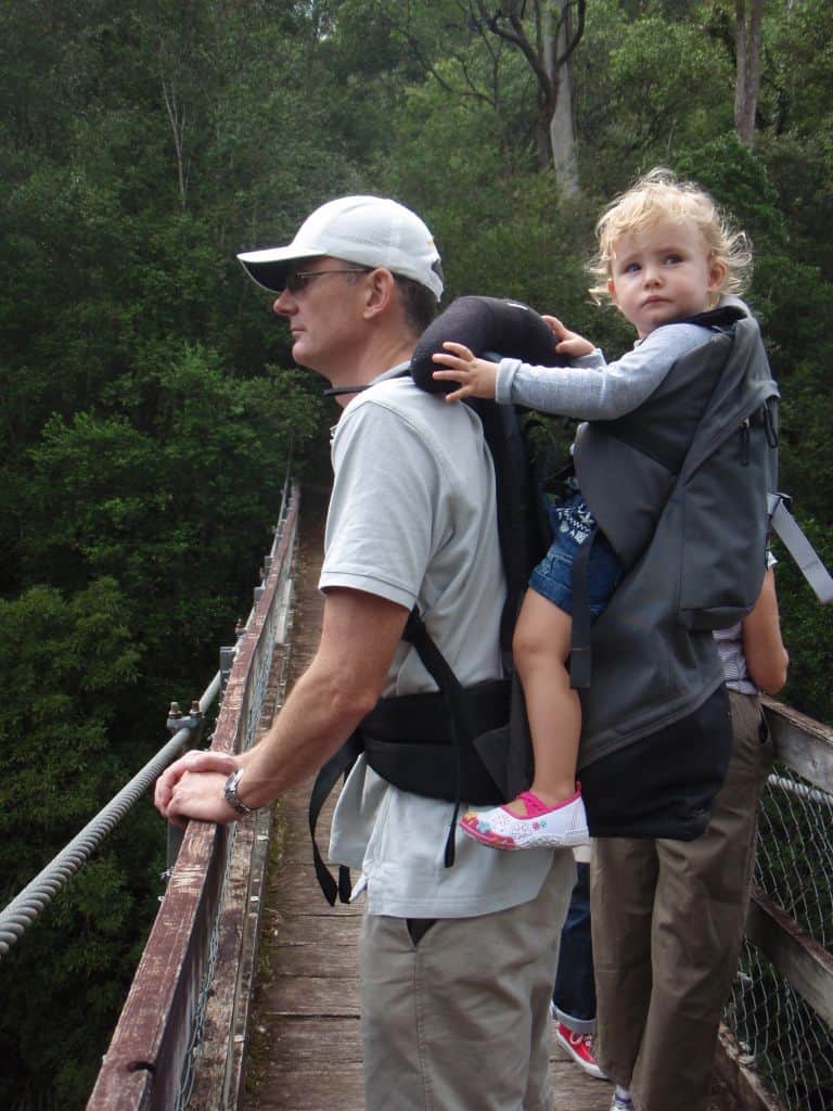 Hiking with Kids in Macpac Possum Carrier