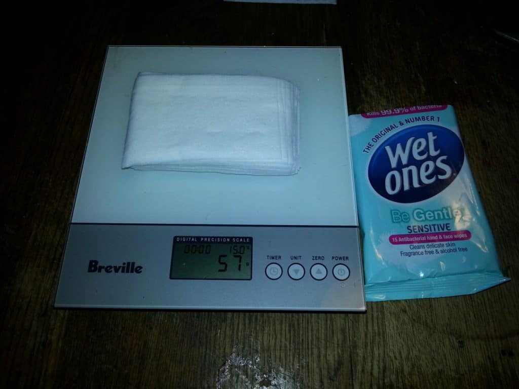 Lightweight Hiking Drying Wet Wipes