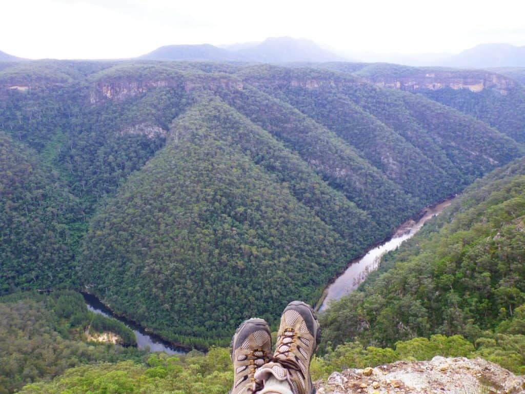 Hiking off trail