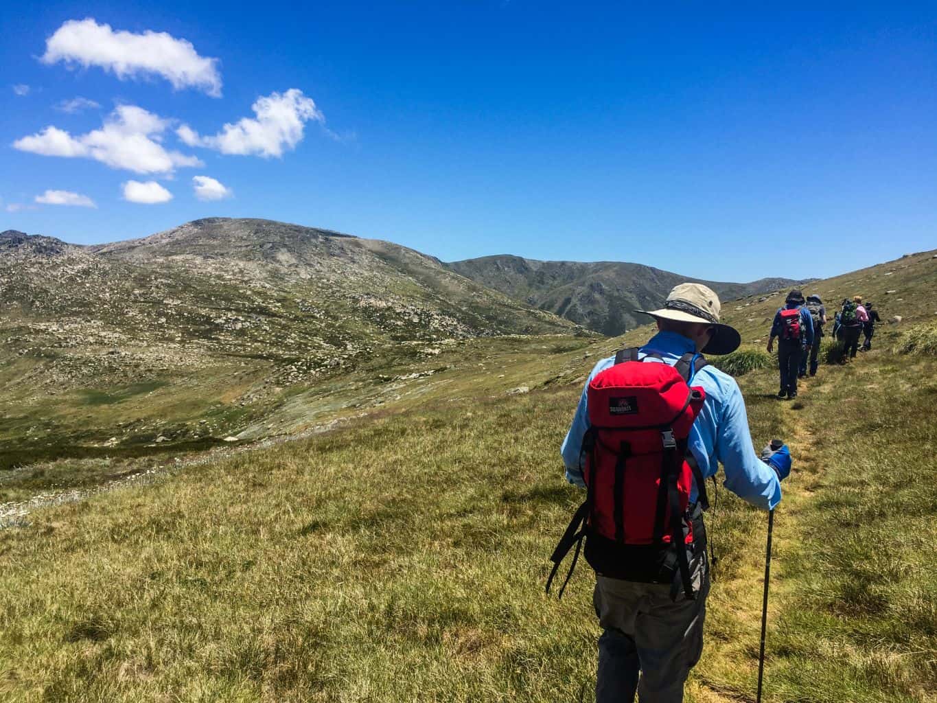 Walking in the Snowy Mountains