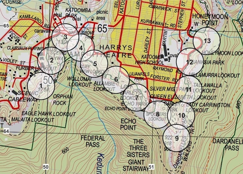 Blue Mountains Place Names