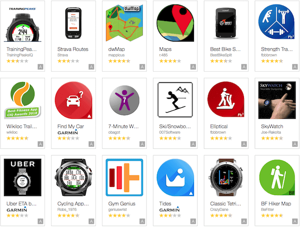 Fenix 5 store best apps