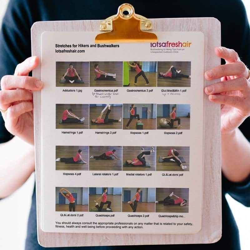 Stretches for hiking