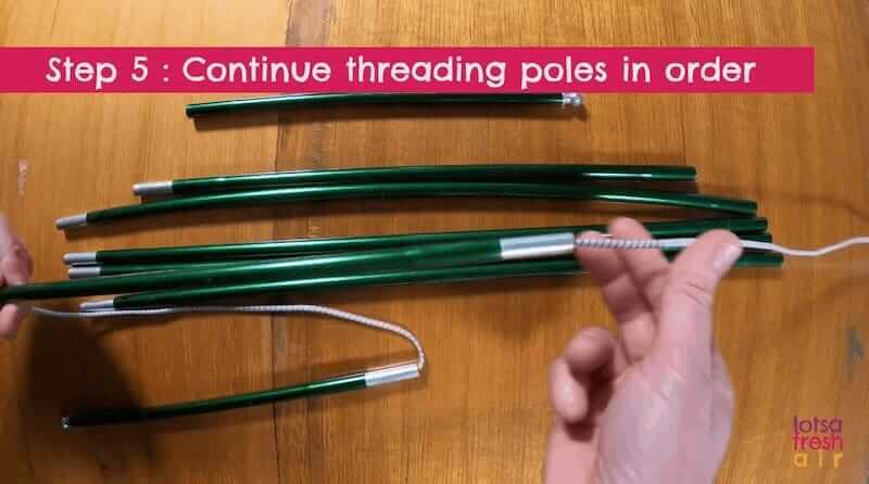 How to Replace a Tent Pole Shock Cord : 4 Steps (with Pictures