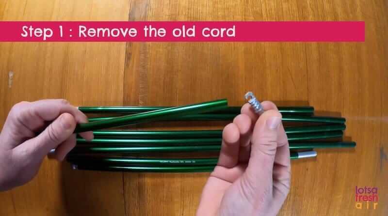 How To Replace Shock Cord In Tent Poles Lotsafreshair