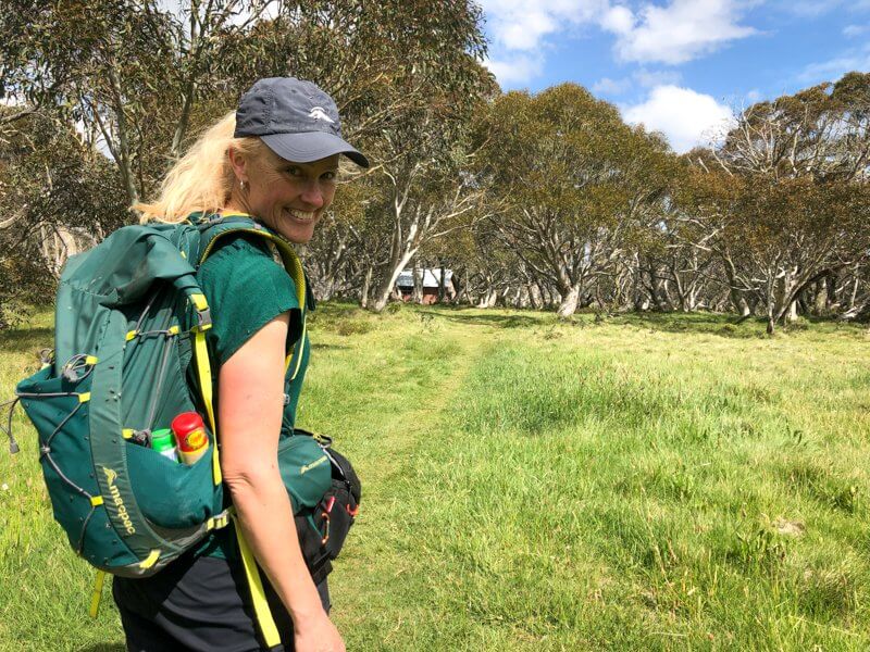 Female Hiker JB Plains Hut