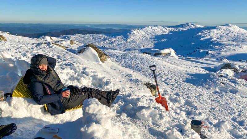 Snow camping