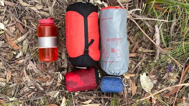camping sleep packed size comparison