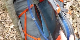 Easy to see/feel how much water you've got left with the Hydration pack hidden inside the harness