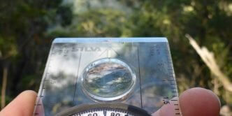 Compass overlooking Ettrema Gorge