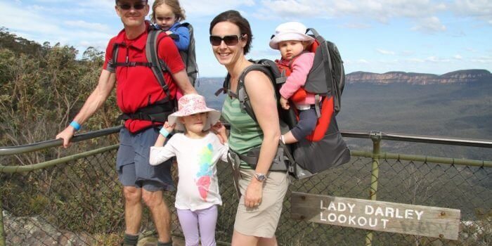 Family hike in the Blue Mountains [Pic: Linda Anderson]