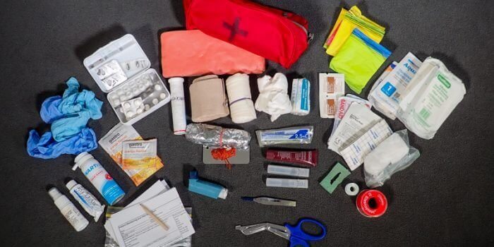 contents of first aid kit