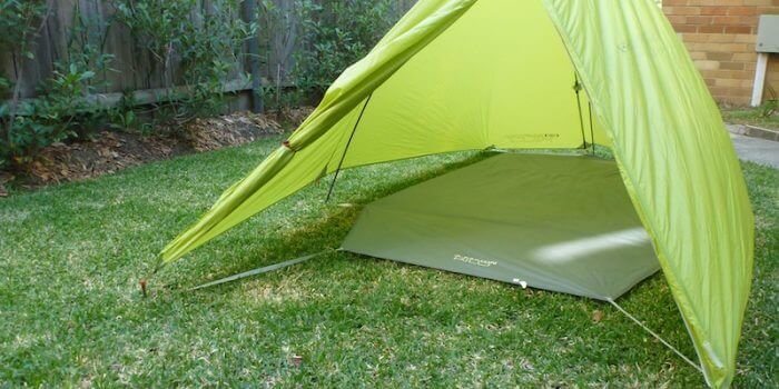 Easton Kilo 2P tent setup as Fly Only